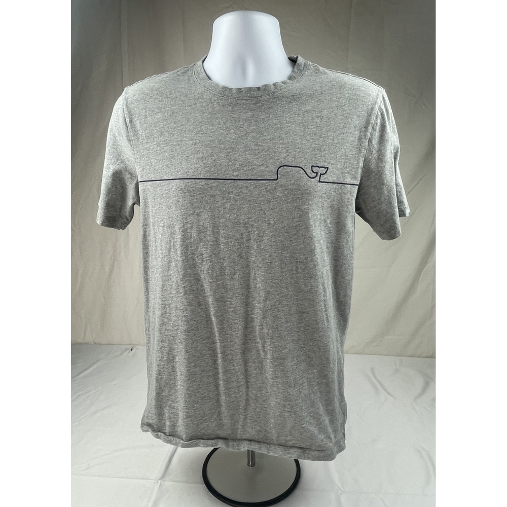 Vineyard Vines x Target Grey Whale Line Graphic T Shirt Mens Small 100% Cotton